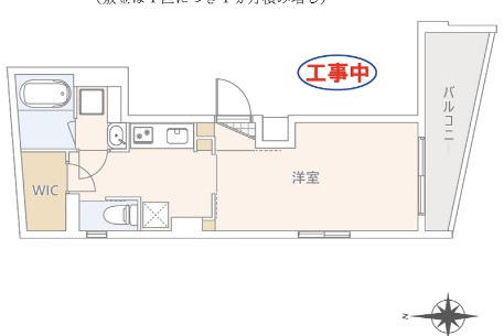 GranDuo高円寺5の間取り