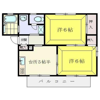 パークサイドCの間取り