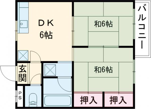 セントポーリア太秦Ⅰの間取り