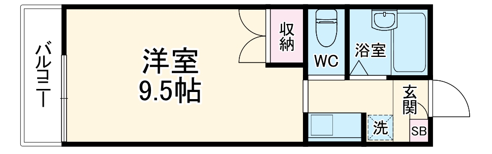 サンヴィレッジシラハタの間取り