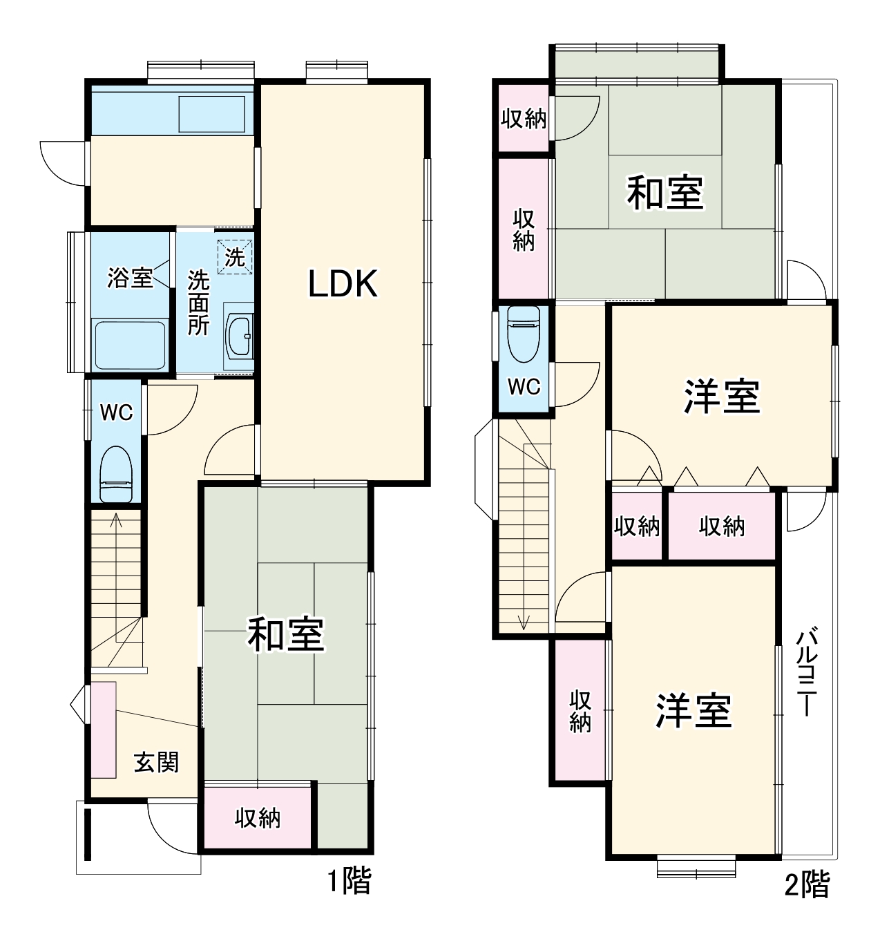 印旛郡栄町安食戸建ての間取り