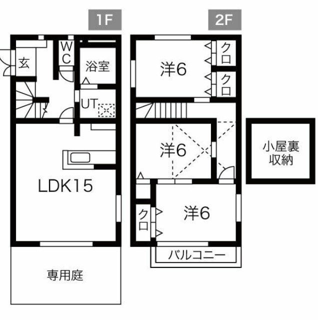 シェソワ八橋の間取り