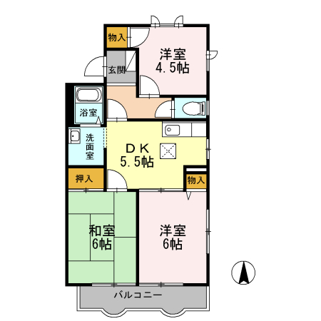セフィラ Bの間取り