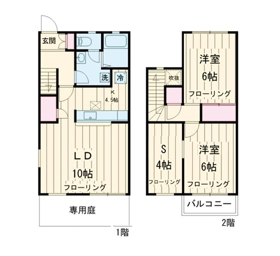 メンバーズヒル一ツ家の間取り