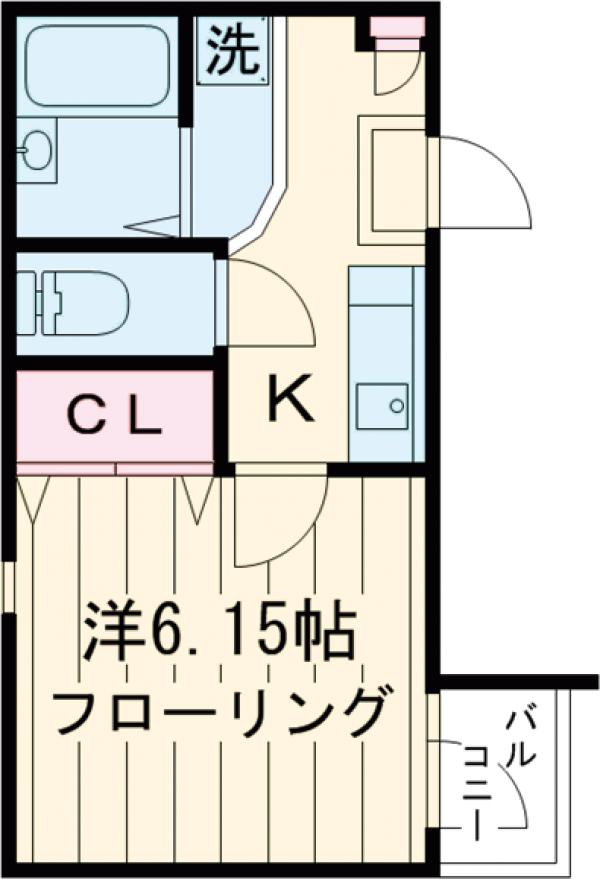 クレフラスト一之江の間取り