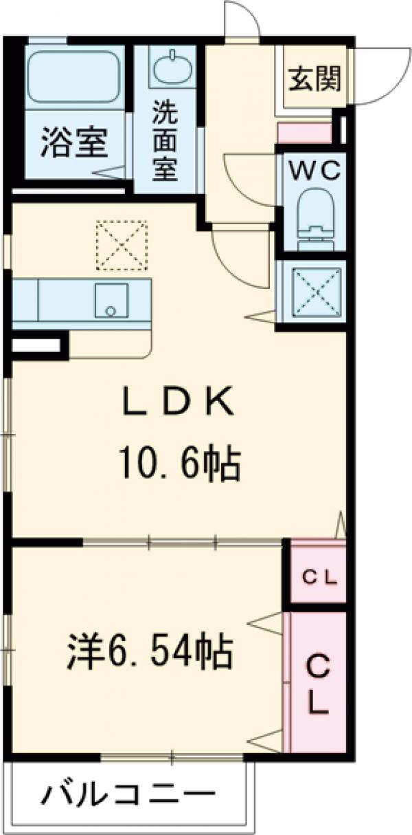 パインクレスト竹内Ⅱの間取り