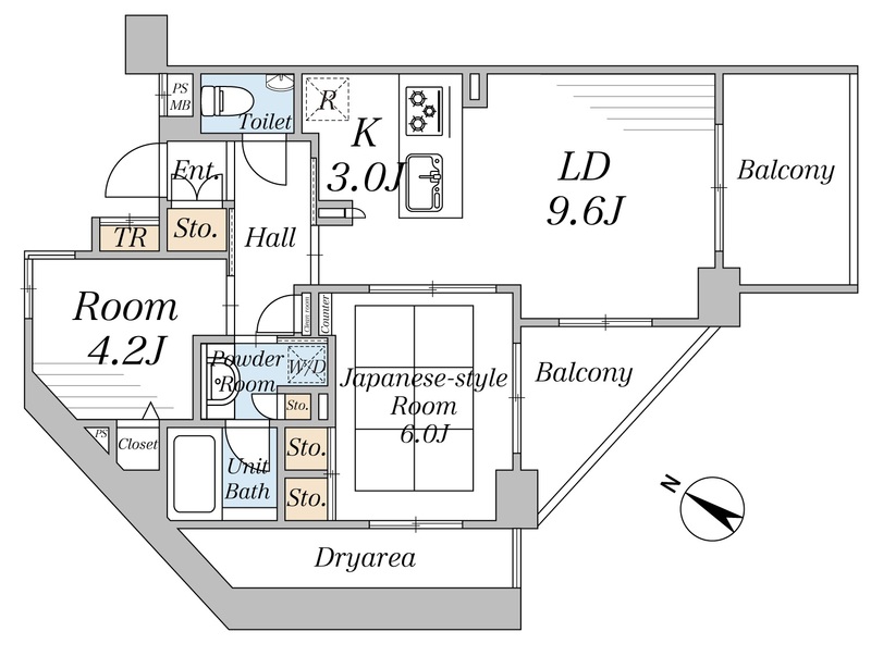 サンアリーナ溝の口の間取り