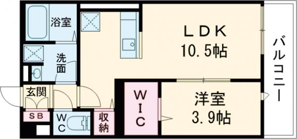 ウェルスクエア渋谷本町の間取り