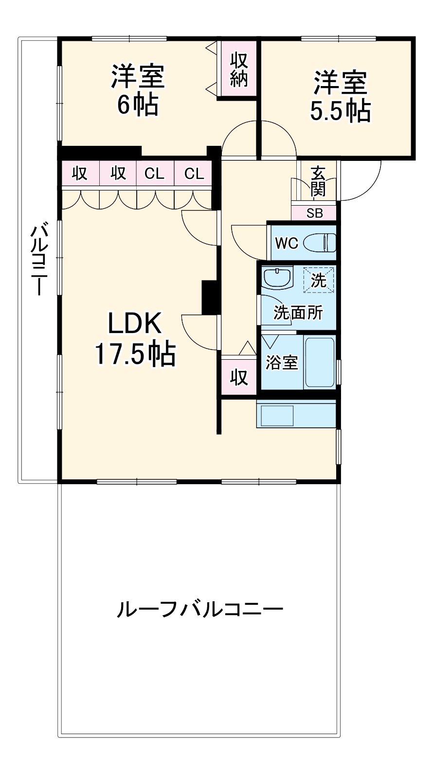 ブルーメンハイツの間取り
