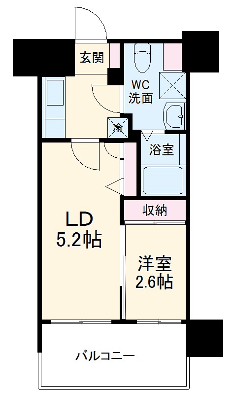 グランフォーレ呉服町の間取り