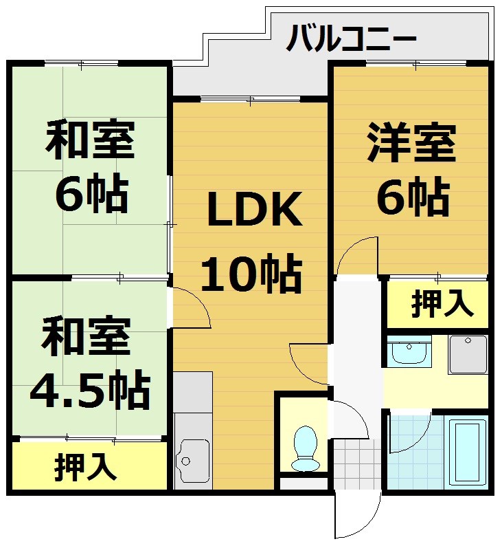 シベール青殿の間取り