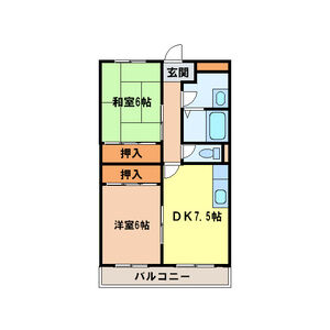 プラザ松治の間取り