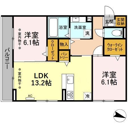 ソル アレイ みやびの間取り