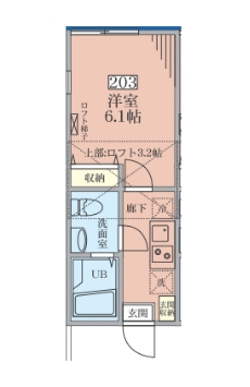 Casa Ovestの間取り