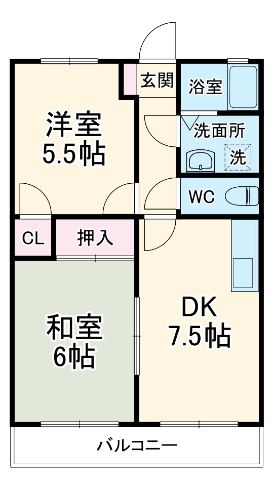 プロスパ六番街の間取り