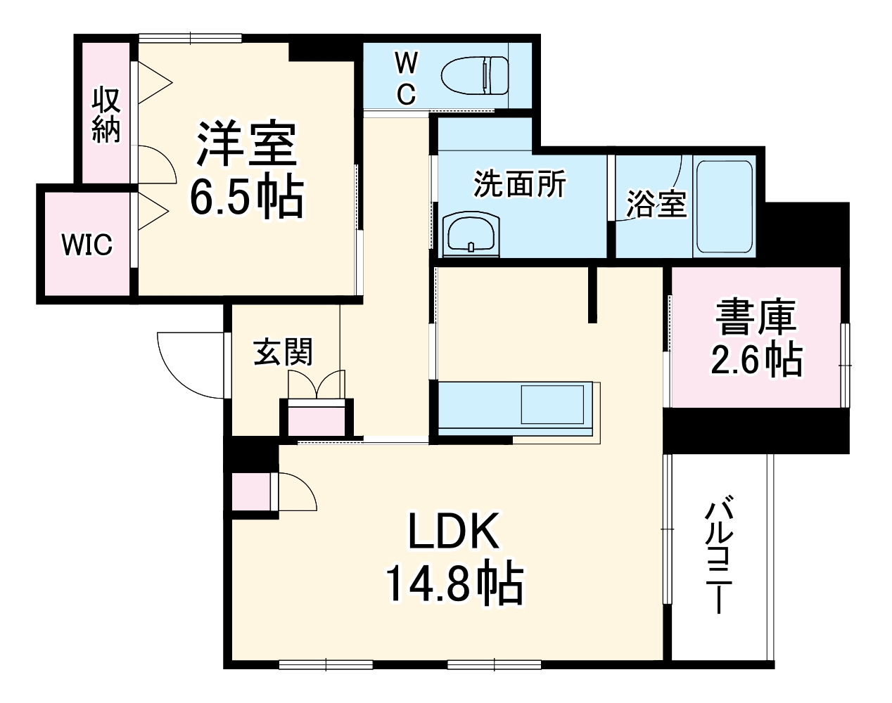 コンフォートFの間取り