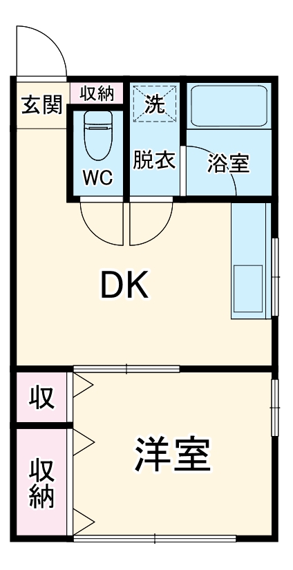 コーポダイカンの間取り