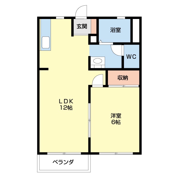 サニーヒルズ清水の間取り