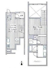 四谷アパートメントの間取り