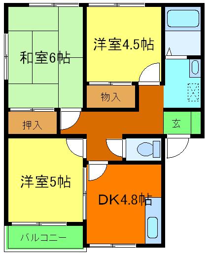 ロイヤルシャトーの間取り