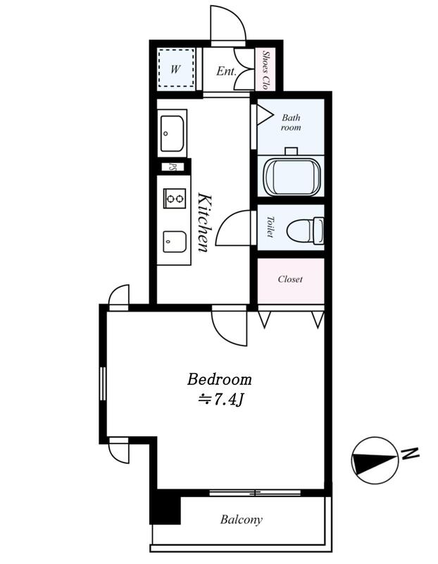 ジュネーゼグラン難波ミラージュの間取り