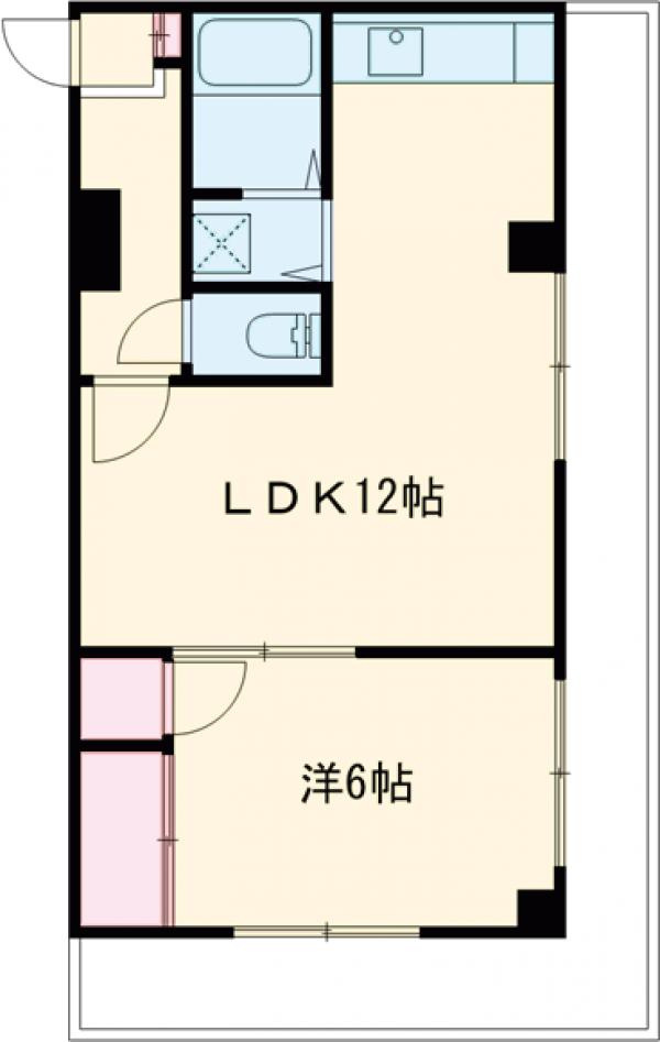 晴美ビルの間取り