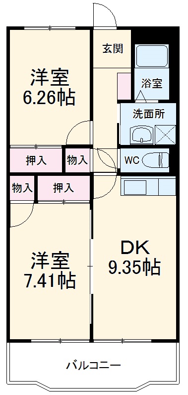 イーストライムの間取り