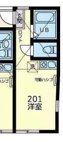 ユナイト中野島レーザーディマルコの間取り