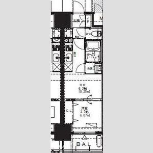 Alivis九条の間取り