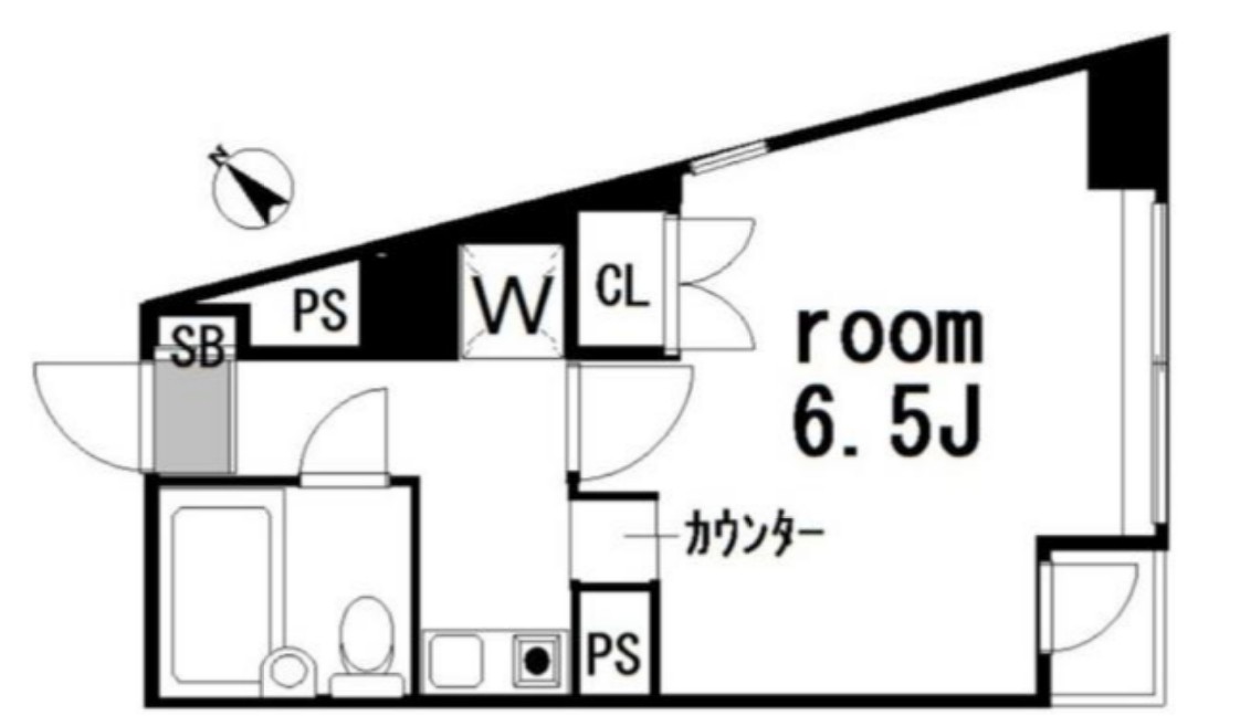 コムロンド四谷三丁目の間取り