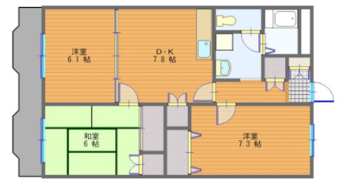 パークサイド・アリアの間取り