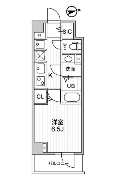 Alivis中野の間取り