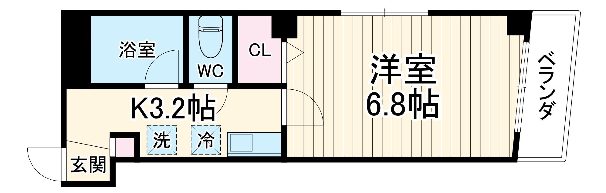 アイビーコートの間取り