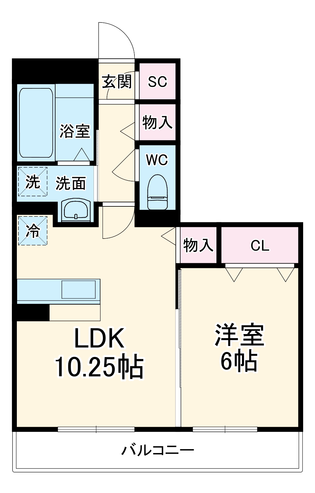 マグノリア湘南台の間取り
