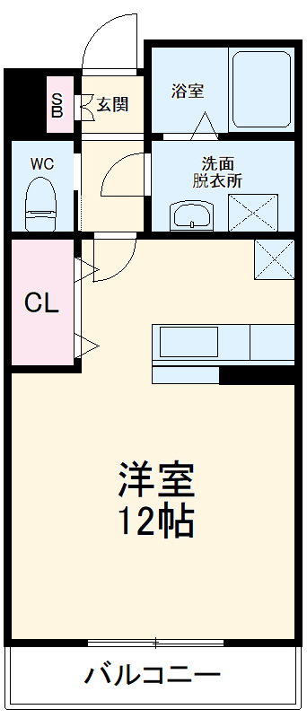 プライムインエクシヴの間取り