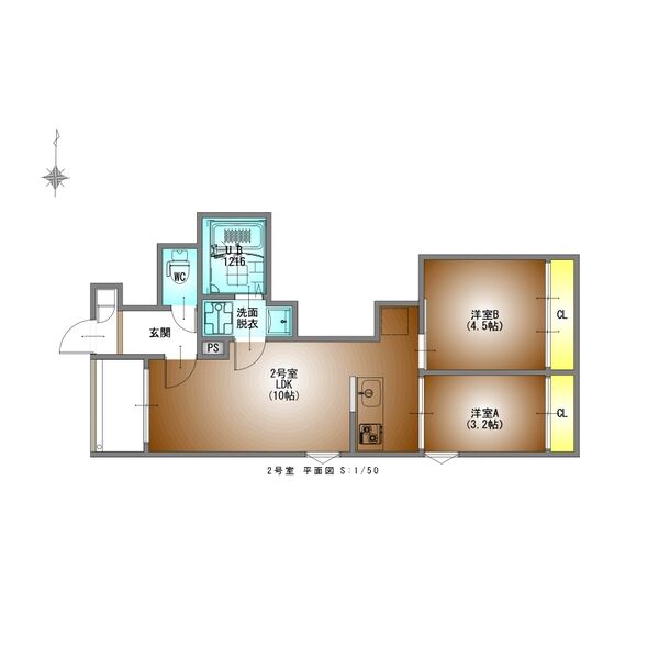 REGALEST鶴里駅前の間取り