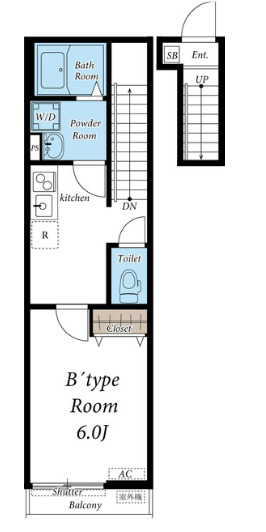 リブリ・verdemareの間取り