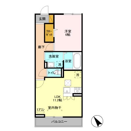 エスポワール アズールの間取り