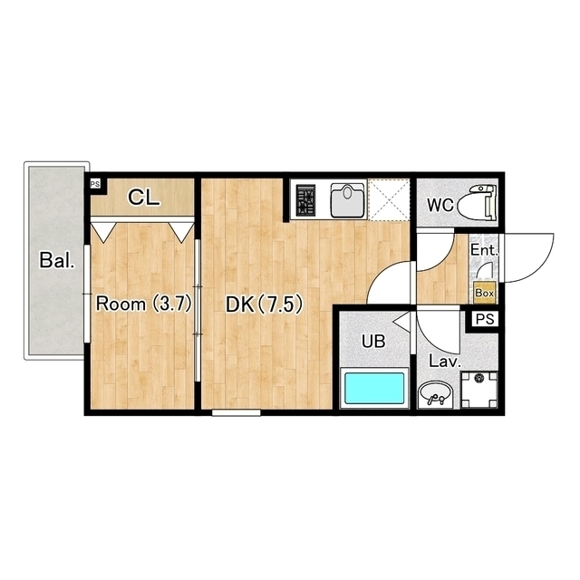 ジーメゾン狭山水野テラスの間取り