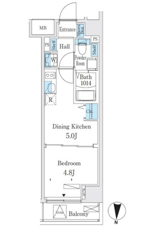 クラリティア板橋本町の間取り