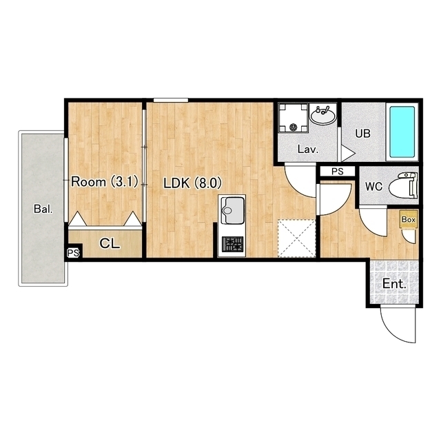 ジーメゾン狭山水野テラスの間取り