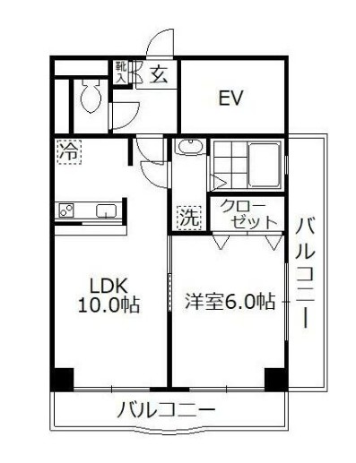 さかえビルの間取り