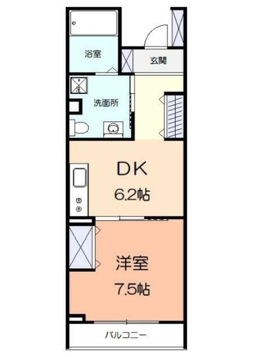 アルカンシエルの間取り
