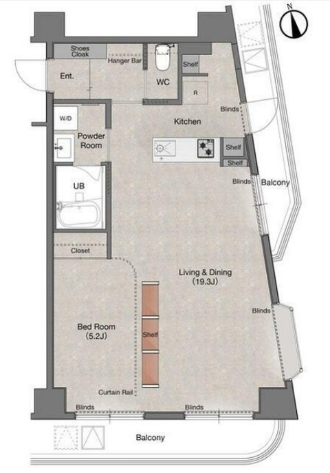 PATH高円寺の間取り