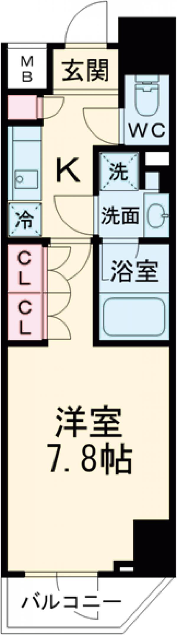 アークマーク巣鴨ステーションⅡの間取り