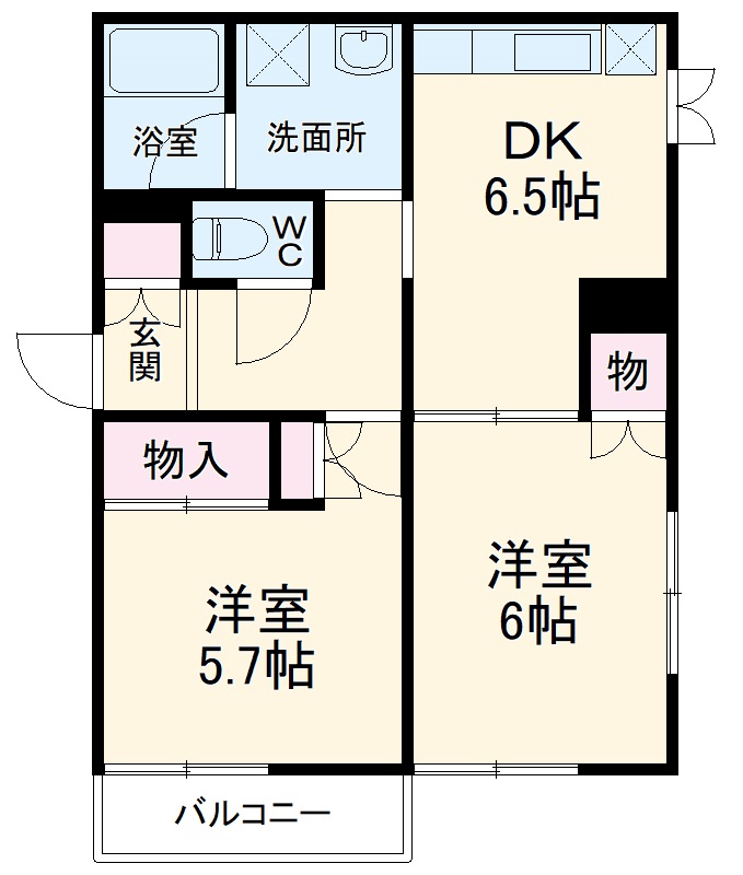 メゾンドブリックの間取り