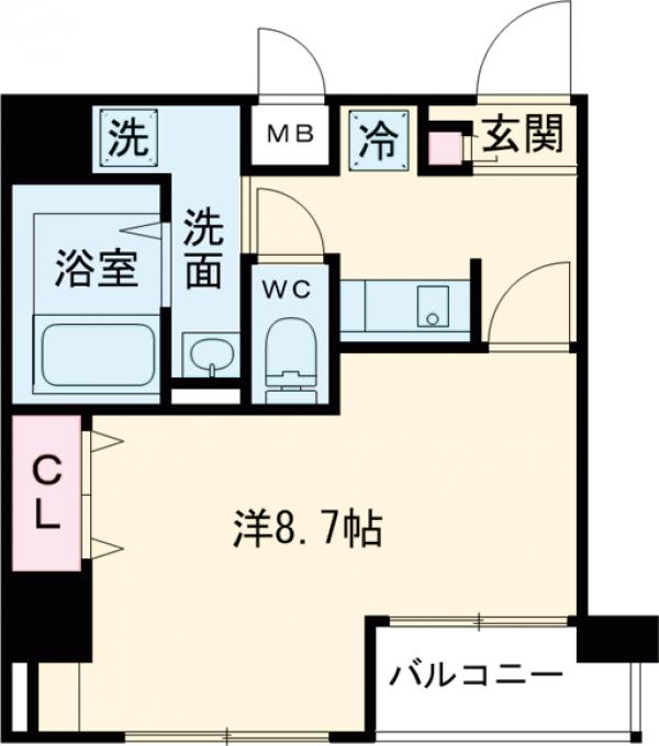 エヴァンコートKasimaの間取り