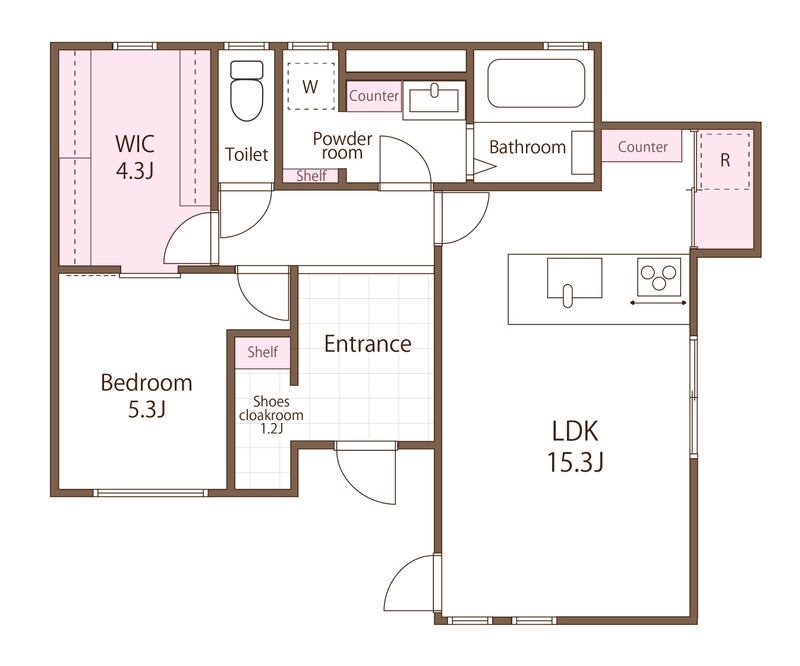 TWEED自由が丘の間取り
