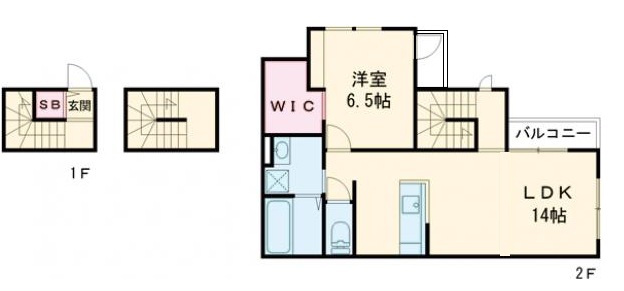 ベルリード桂の間取り
