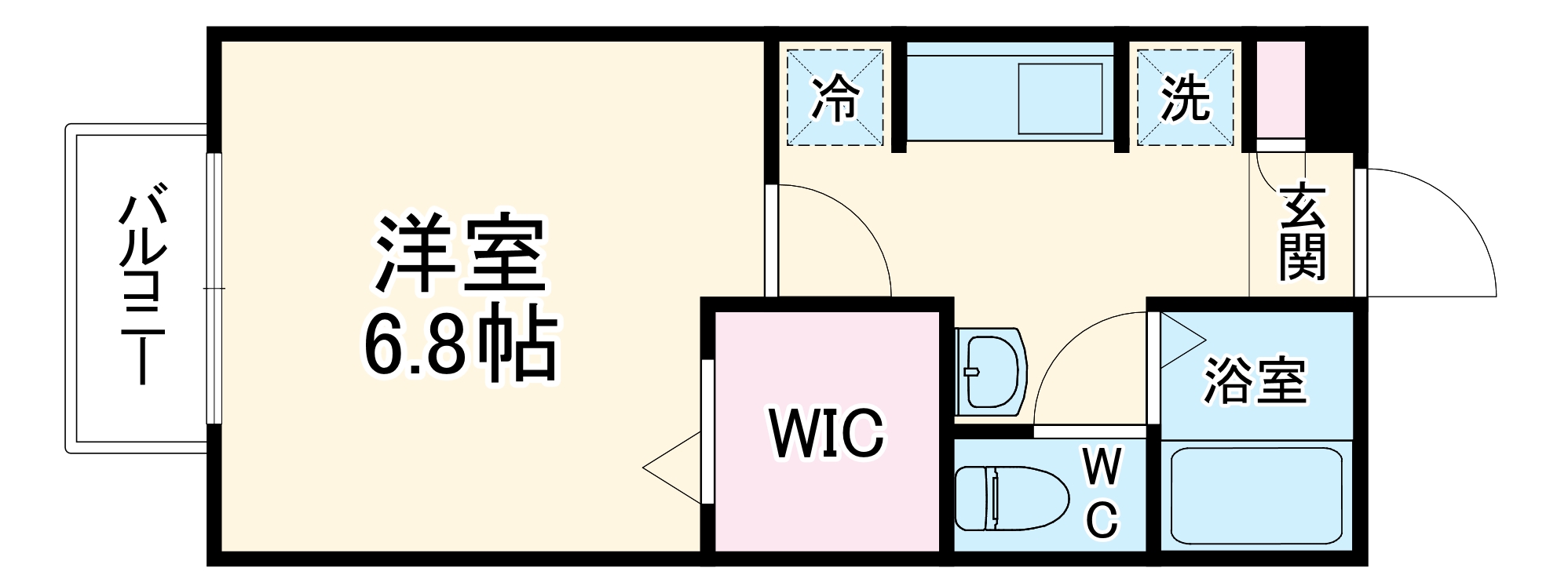 ツインステージA棟の間取り